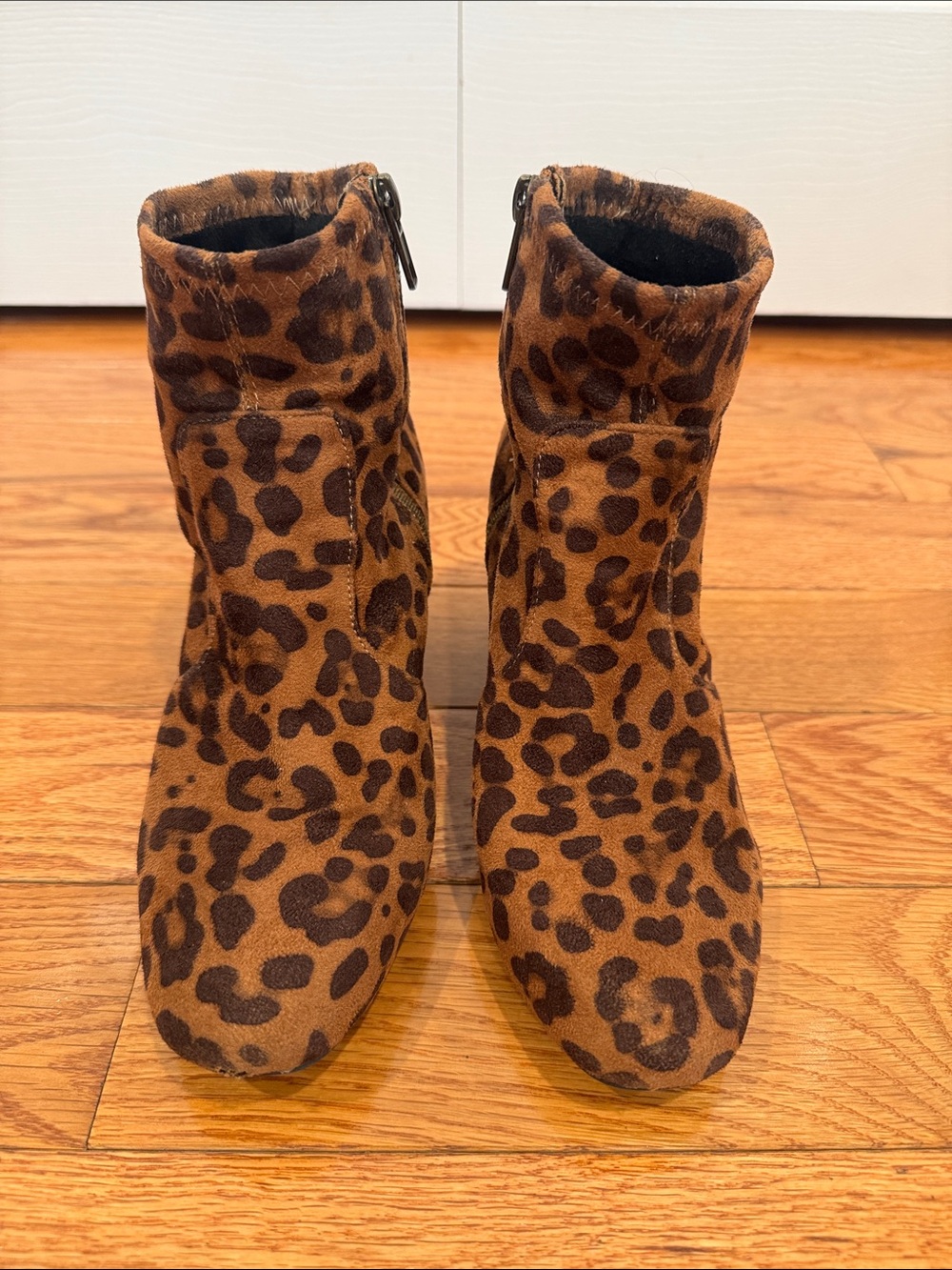 Sugar Leopard Ankle Booties